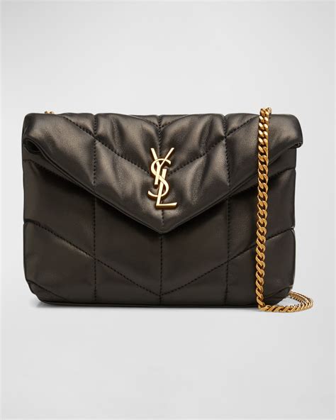 Saint Laurent Loulou Toy YSL Puffer Leather Crossbody Bag